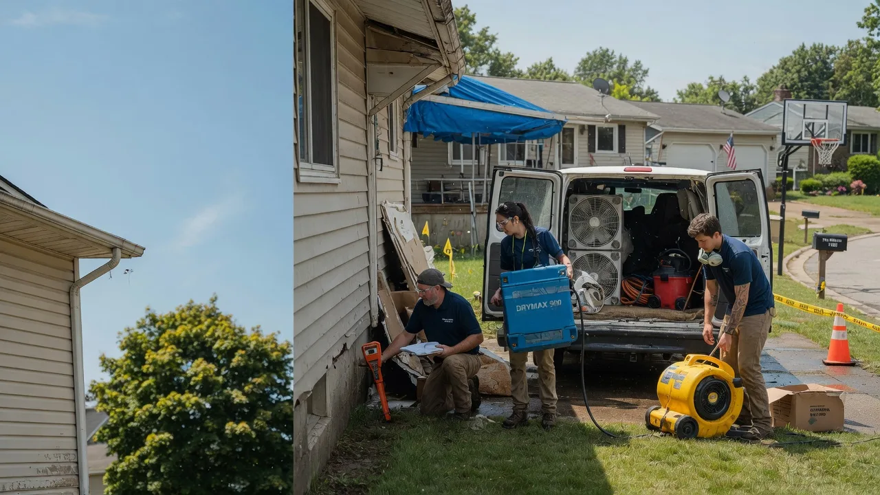 Ceiling Leak Cleanup in Cutler, IN near me