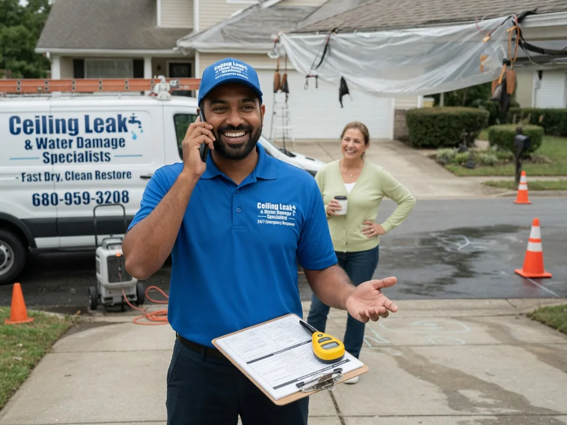 Ceiling Leak Cleanup Cutler, IN FAQs